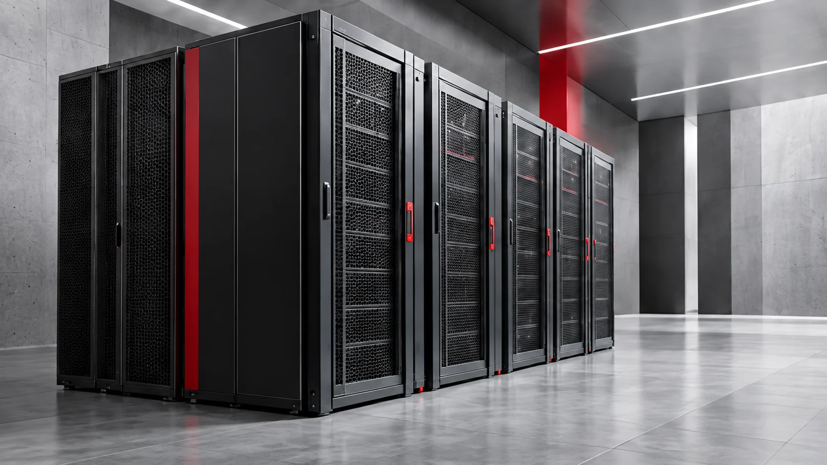 Server infrastructure illustration